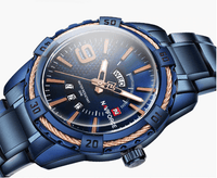 Men's  Luxury Stainless steal Waterproof Watch With Day And Date Display Unique Design Perfect Gift In Modern Metal Men  Wrist Watch Design