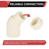 3/4" CPVC CTS 45° Street Elbow (Spigot x Socket)
