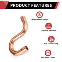 1-1/4" Copper Suction Line P-Trap Plumbingsell