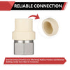 1/2" CPVC x Female Stainless Steel Adapter (Lead Free)