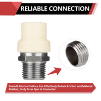 1/2" CPVC x Male Stainless Steel Adapter (Lead Free)