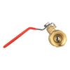 3/4" FNPT Ball Valve, Red (Lead Free) Plumbingsell