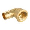 30 Pcs PEX-B Crimp 3/4" PEX x 1/2" Female Threaded Elbow (Lead Free)