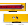 Master Tailgater's 19" Wireless Magnetic Tow Light Bar | 48 Foot Range | Ultra Bright LED | 4 Pin Round, 4 Pin Flat, or 7 Pin RV Hitch Transmitter