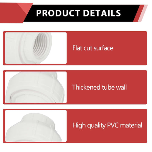 10 Pcs 2" PVC FIP Union