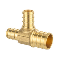 30 Pcs PEX-B Crimp 3/4" PEX x 1/2" PEX x 1/2" PEX Reducing Tee (Lead Free)