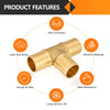 30 Pcs PEX-B Crimp 1" PEX x 1" PEX x 1" PEX Tee (Lead Free)