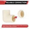1/2" CPVC CTS 90° Elbow (Socket)