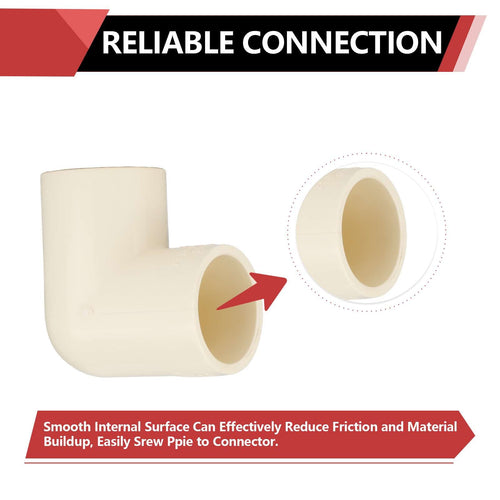 1/2" CPVC CTS 90° Elbow (Socket)