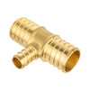 30 Pcs PEX-B Crimp 1" PEX x 1" PEX x 1/2" PEX Reducing Tee (Lead Free)