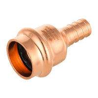 3/4" Copper Press x 1/2" PEX-B Crimp Adapter (Lead Free)