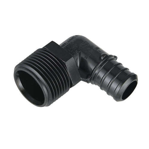 30 Pcs PEX-B Crimp 3/4" x 3/4" Male PPSU Elbow