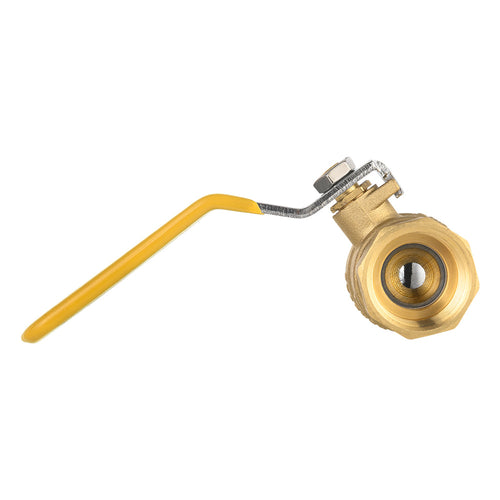 1" FNPT Ball Valve, Yellow (Lead Free)
