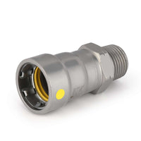 1-1/2" Carbon Press x Male Adapter