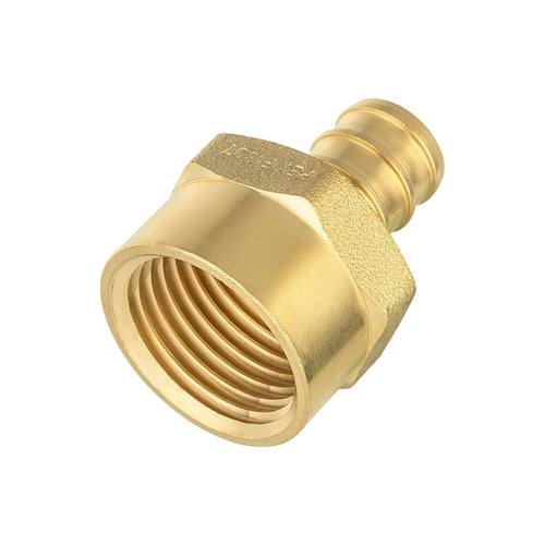30 Pcs PEX-B Crimp 1/2" PEX x 3/4" Female Threaded Adapter (Lead Free)