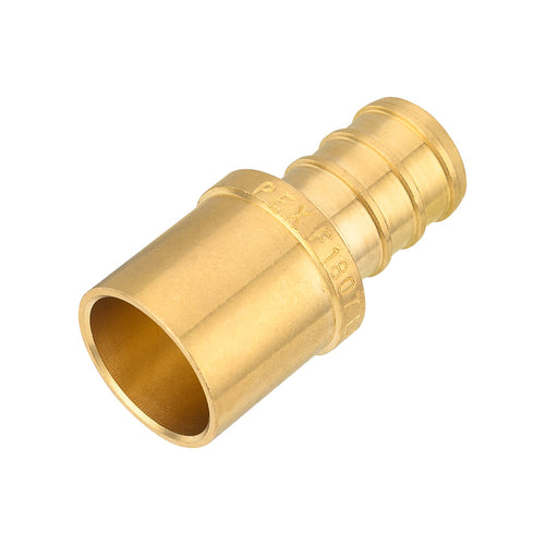 PEX-B Crimp 1/2" x 1/2" Male Sweat Adapter (Lead Free)