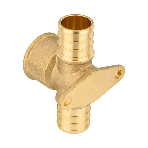 30 Pcs PEX-B Crimp 3/4" PEX x 3/4" PEX x 1/2" Drop Ear Tee (Lead Free)