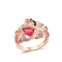 Sterling Silver Flamingo Ring