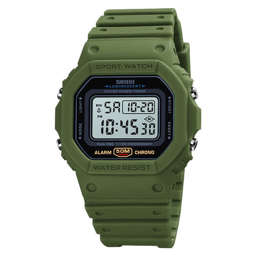 Luxury Modern Sports Watch With Led Digital Display Waterproof 50M Military Famous Unisex Watch For Man and Woman
