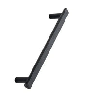 Black and Wood "Bis" Cabinet Knob and Drawer Handle Euro • Knobs