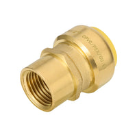 3/4" x 1/2" F Push Fit Female Adapter
