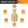 30 Pcs PEX-B Crimp 1/2" PEX x 1/2" Male Threaded Adapter (Lead Free)
