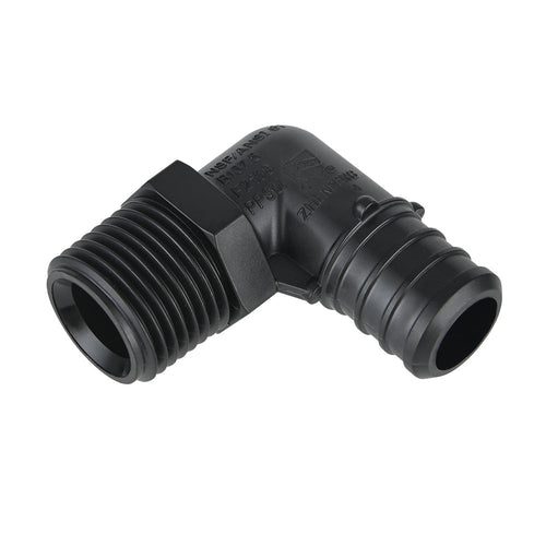 30 Pcs PEX-B Crimp 1/2" x 1/2" Male PPSU Elbow