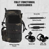 Votagoo 64Oz Half Gallon Stainless Steel Insulated Tactical Water Bottle with Metal Military Water Bottle Tactical Carrier Bag