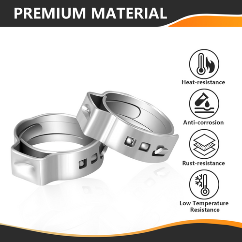 PEX Clamp Rings 5/8" (120) In Bottle Plumbingsell