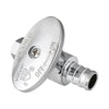 1/2" PEX Crimp x 1/4" OD Compr. Straight Stop Valve, 1/4 Turn (Lead Free) Plumbingsell