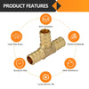 PEX-B Crimp 3/4" PEX x 3/4" PEX x 3/4" PEX Tee (Lead Free) Plumbingsell
