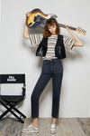 Chelsea High Rise Straight Crop Jeans HJ005 [FINAL SALE]