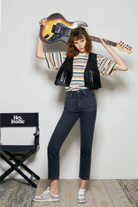 Chelsea High Rise Straight Crop Jeans HJ005 [FINAL SALE]
