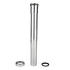 1-1/4" x 12" Slip-Joint Sink Drain Extension Tube, 20GA, Chrome Plated Brass