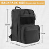 Votagoo D3 Flat Pack 2.0 Tactical Expandable Backpack Multi-purposed MOLLE Pack Camo