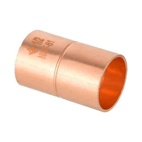 30 Pcs 1/2" Copper Coupling With Rolled Stop at Wholesale Price
