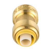 30 Pcs 1/2" x 1/2" Push Fit Coupling