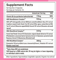 Happy Mammoth Hormone Harmony – Vegan Menopause Support | Hormone Balance, Hot Flash & Mood Relief (72 Capsules)