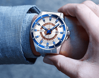 Men's  Modern Sports Waterproof Watch Luxury Unique Design  Fluorescent Hands Perfect Gift