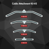 Rotating Lat Bar Kit - Cable Attachment Kit #3 - Muscle D Fitness - Cable Attachment Storage Attachment set Single Double Hand Grips Lat Bar