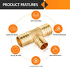 PEX-B Crimp 1" PEX x 1" PEX x 3/4" PEX Reducing Tee (Lead Free) Plumbingsell