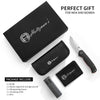 The Pathfinder Folding Pocket Knife Giftset for Men and Women (Silver and Red)