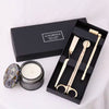 3-Piece Candle Care Kit | Matte Black | Wick Trimmers, Snuffer, and Wick Hook