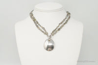 Designer RLM Studios Robert Lee Morris Labradorite Sterling Silver Necklace