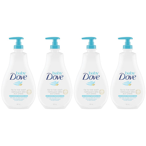 Baby Dove Tip To Toe Wash Rich Moisture - 13 oz Pack of 4