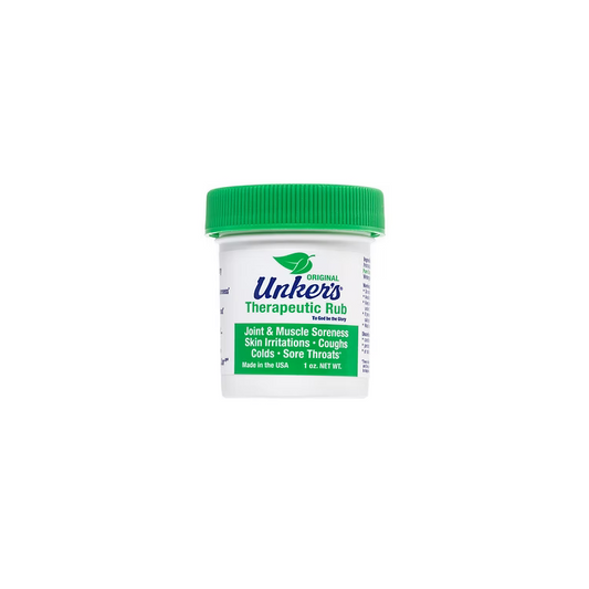 Unker's Original Therapeutic Rub Travel Size 1 Oz