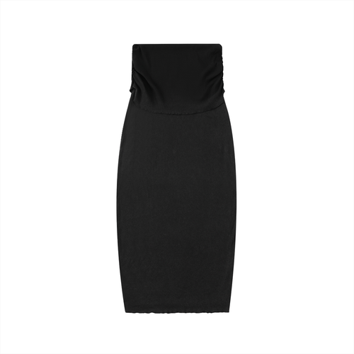 Dyed Washed Straight Hip-Hugging Slim Skirt
