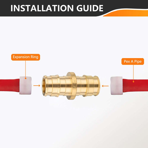 30 Pcs PEX A Expansion 1" PEX x 1" PEX Expansion Coupling Wholesale
