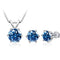 1.0CT per stone / royal blue