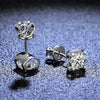 3ct D-Color Moissanite Necklace & Earrings Set Sterling Silver 925 Bridal Gift